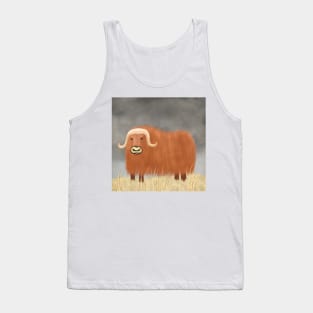 Musk Ox Illustration Tank Top